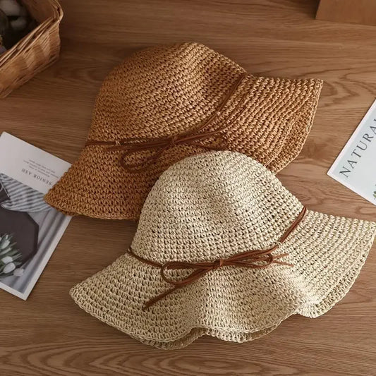 Chapeau de plage pliable anti UV