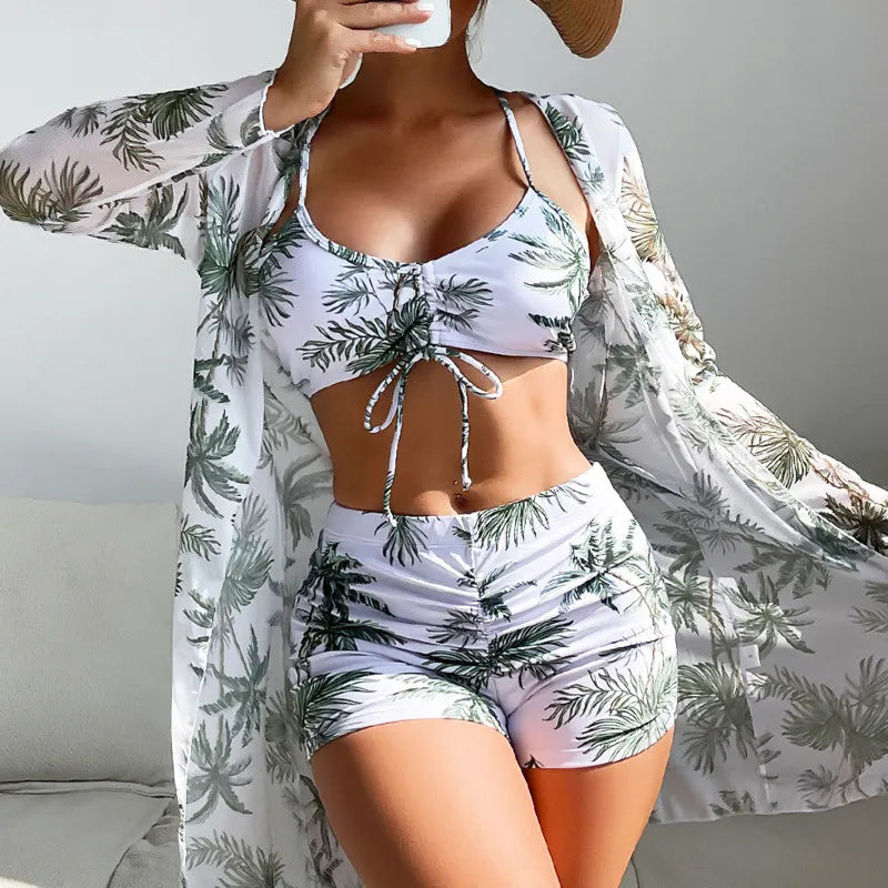Ensemble maillot de bain short 3 pièces ANGELA