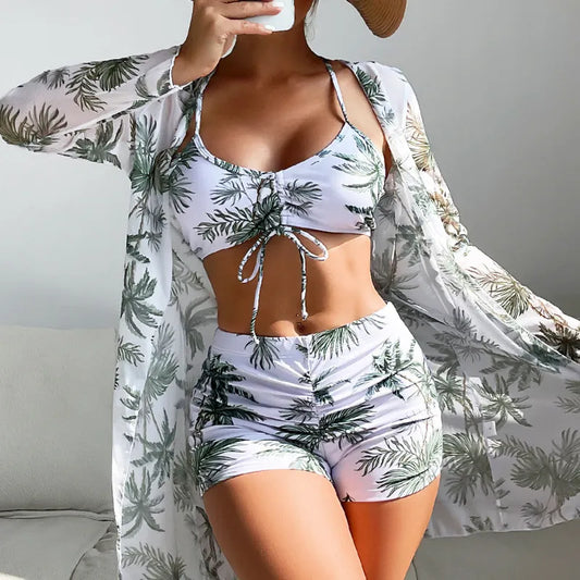 Ensemble maillot de bain short 3 pièces ANGELA