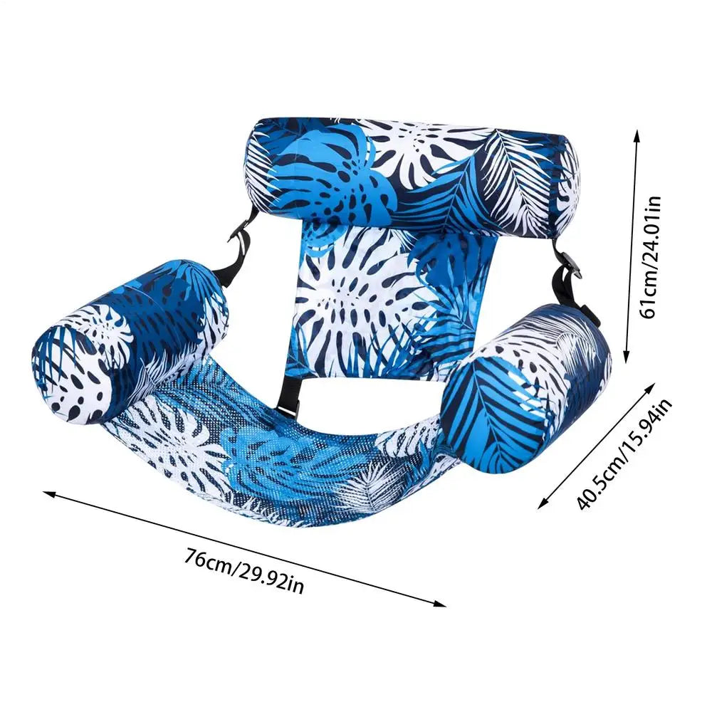 Chaise de piscine gonflable